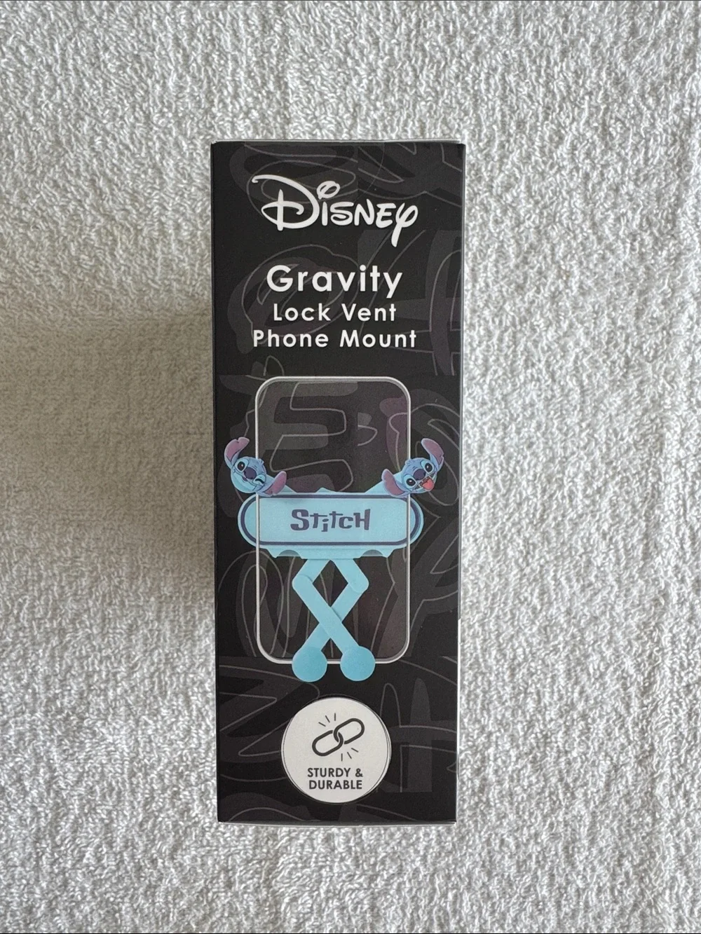 Disney Stitch Light Blue Vent Gravity Lock Phone Mount
